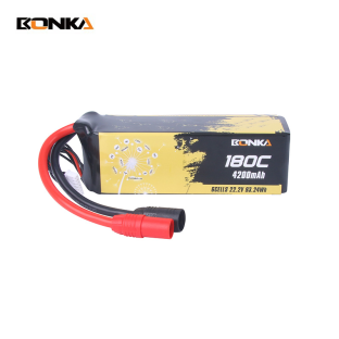BONKA 4200mAh 180C 6S LiPo Battery for RC Helicopter